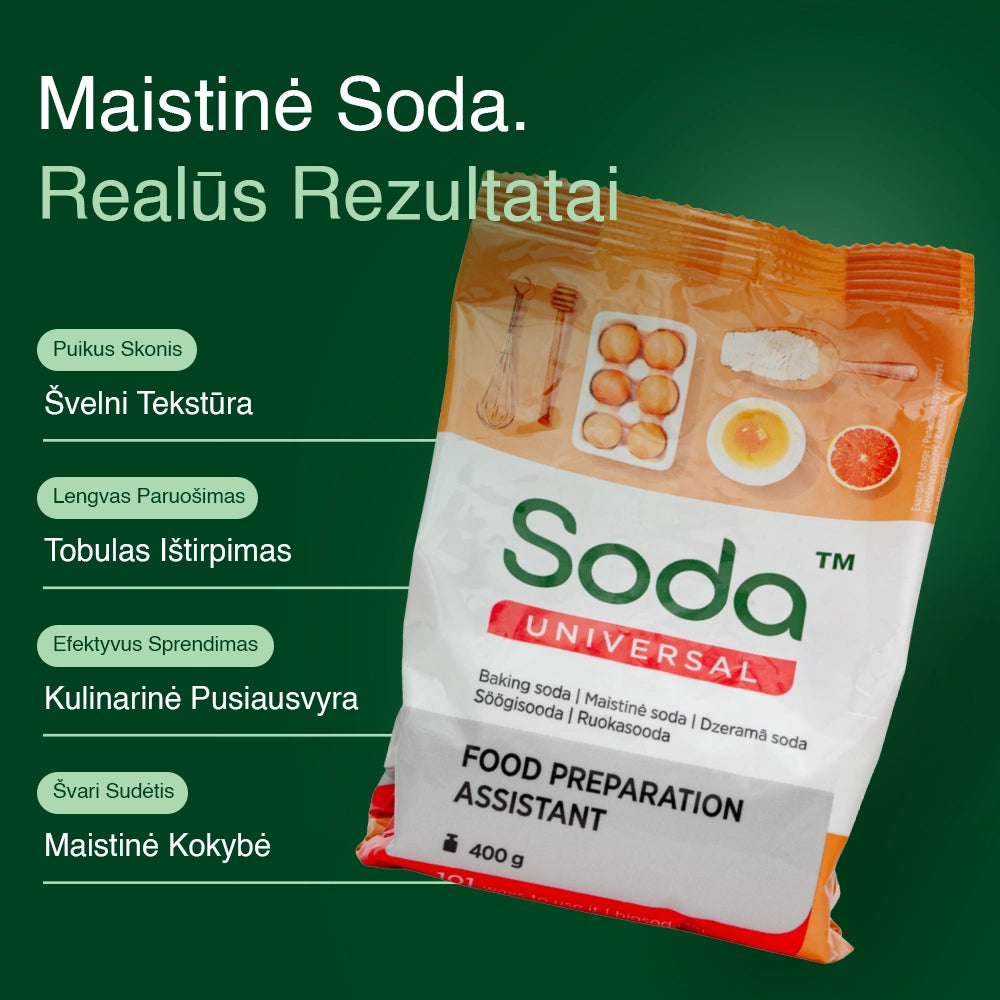 Premium Baking Soda Powder (400g)