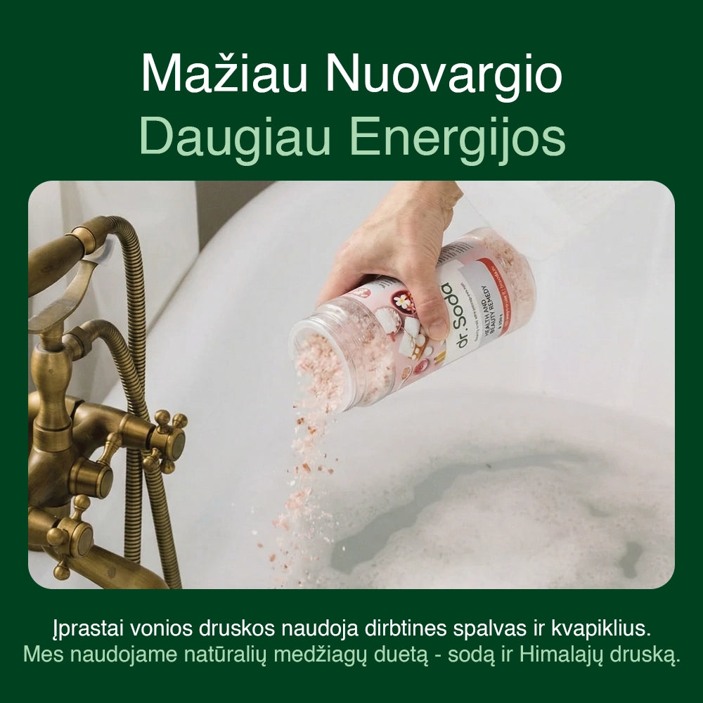 Atpalaiduojančios vonios druskos