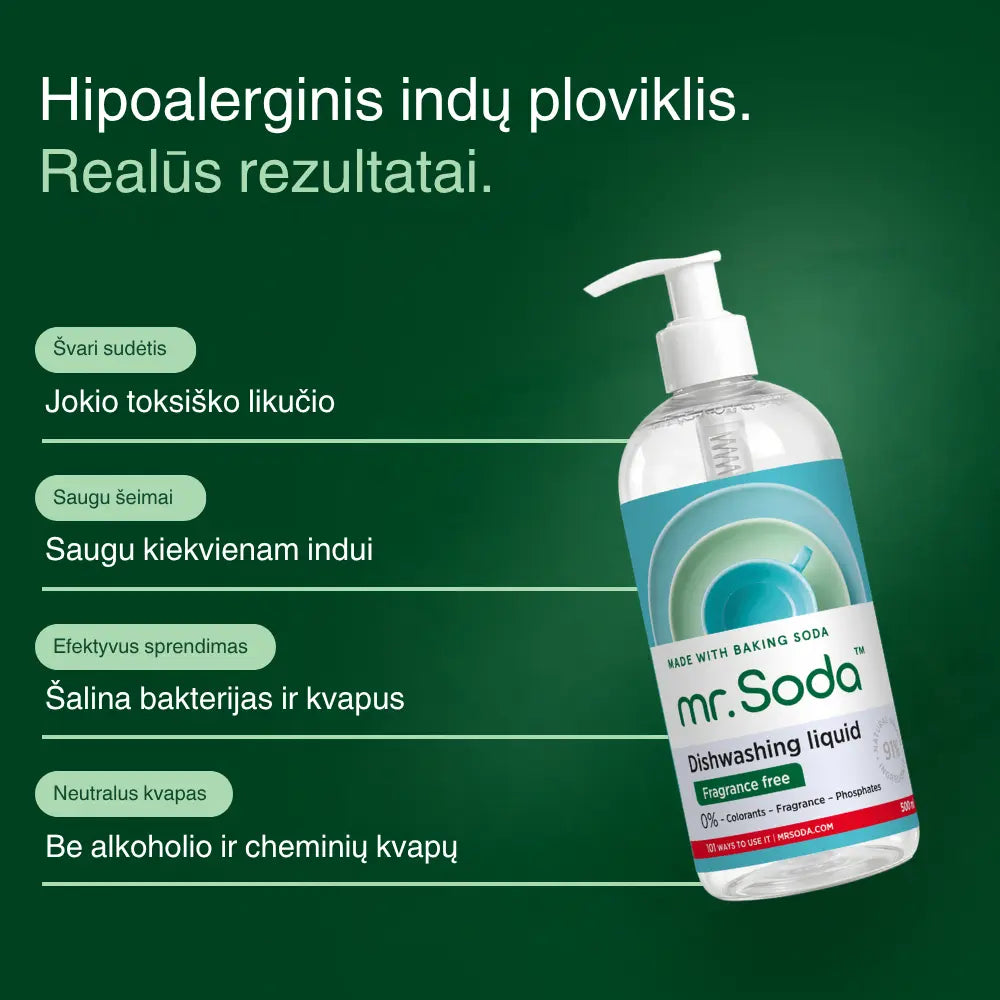 Hipoalerginis skystas indų ploviklis (500ml)