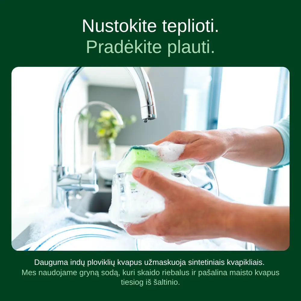 Hypoallergenic Liquid Dish Soap Refill (1000ml) lang-lt