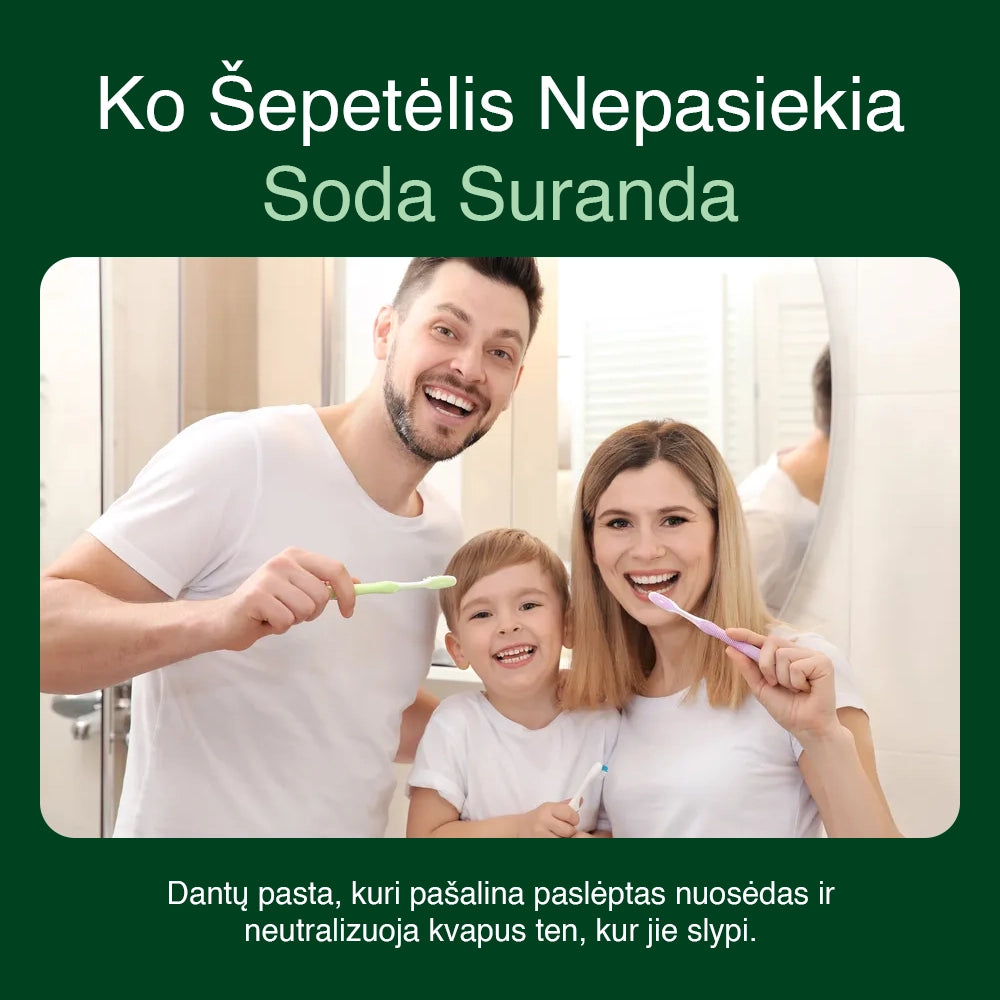 Gaivinanti dantų pasta su mėta
