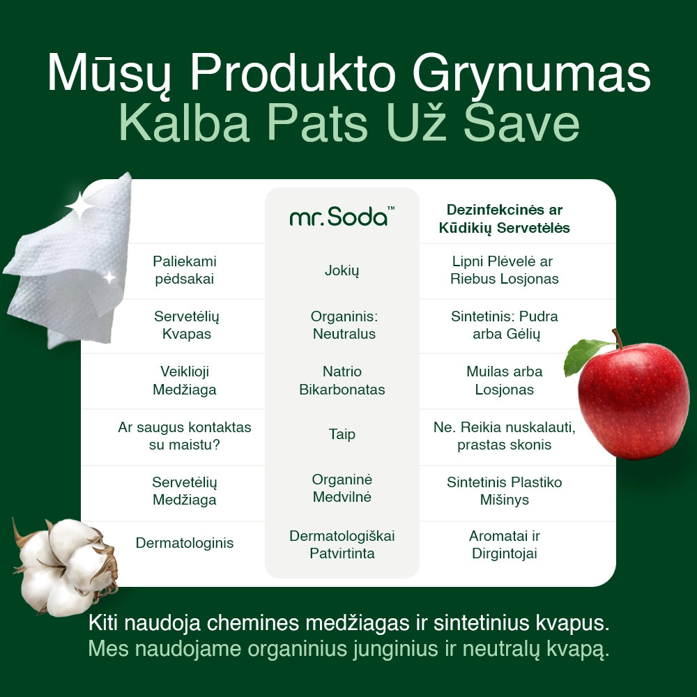 Universalios drėgnos servetėlės (80vnt.)